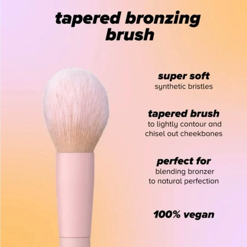Lottie London Flawless Face Makeup Brush Set (3 pc)